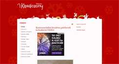 Desktop Screenshot of karacsony.kalauzolo.hu